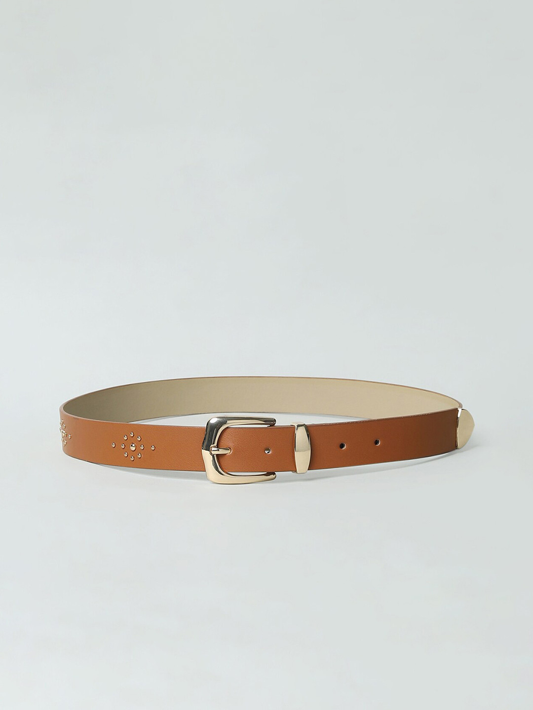 

ONLY Women Tan Embellished Belt