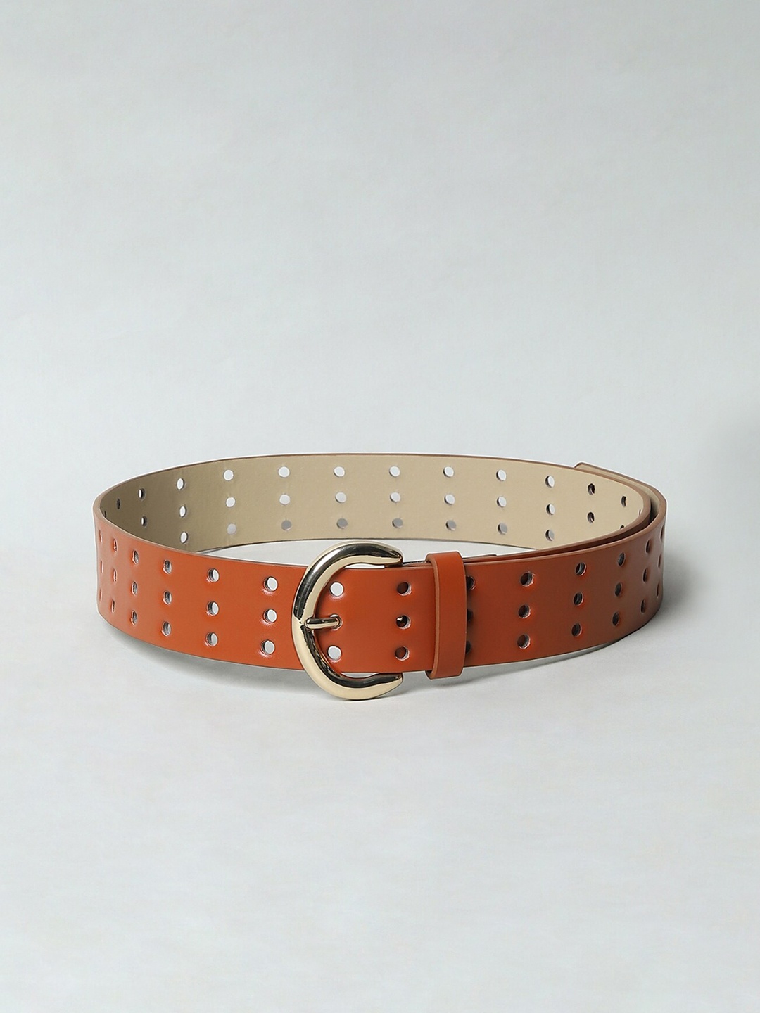 

ONLY Women Tan Textured Belt