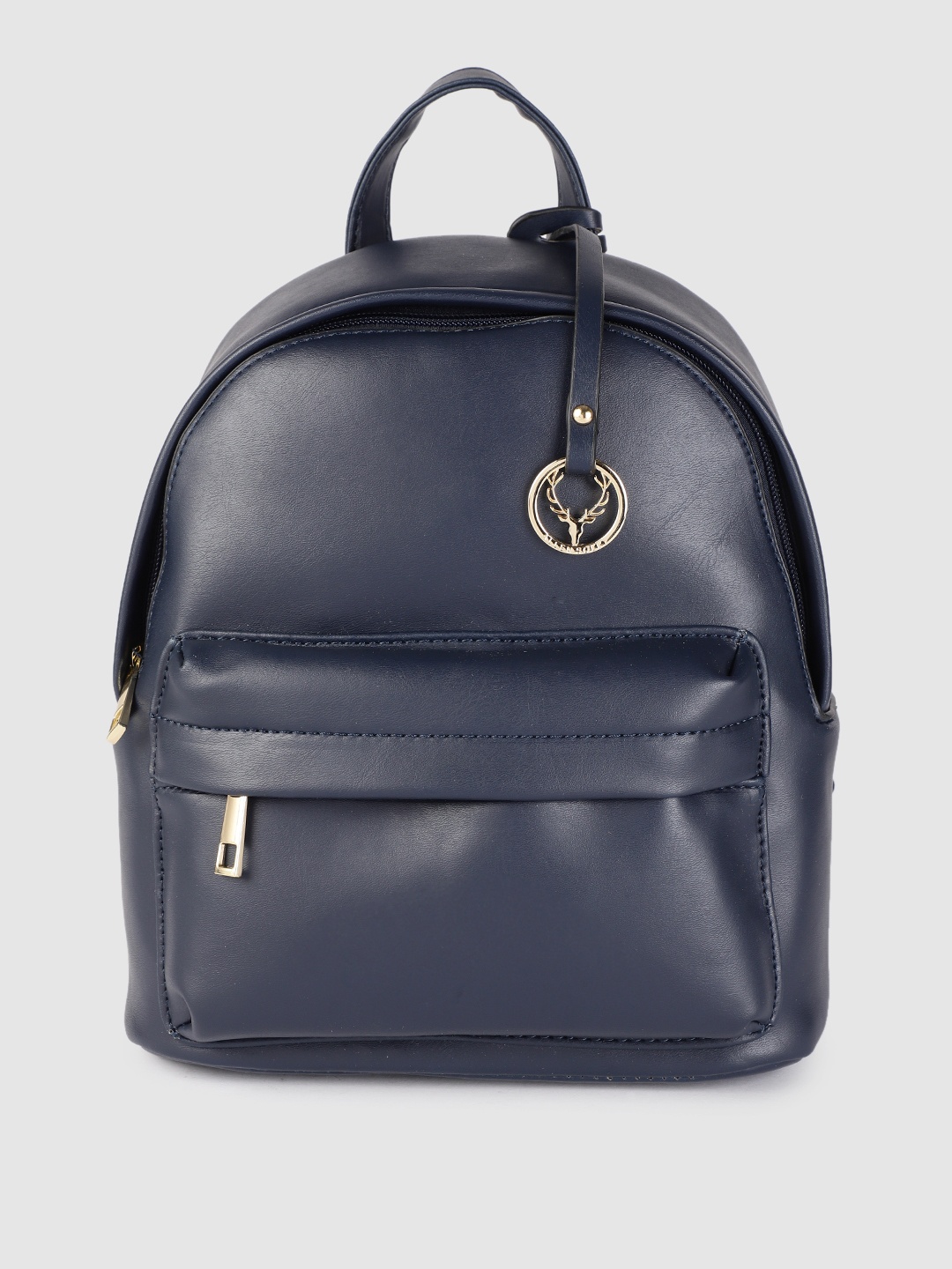 

Allen Solly Women Navy Blue Solid Backpack