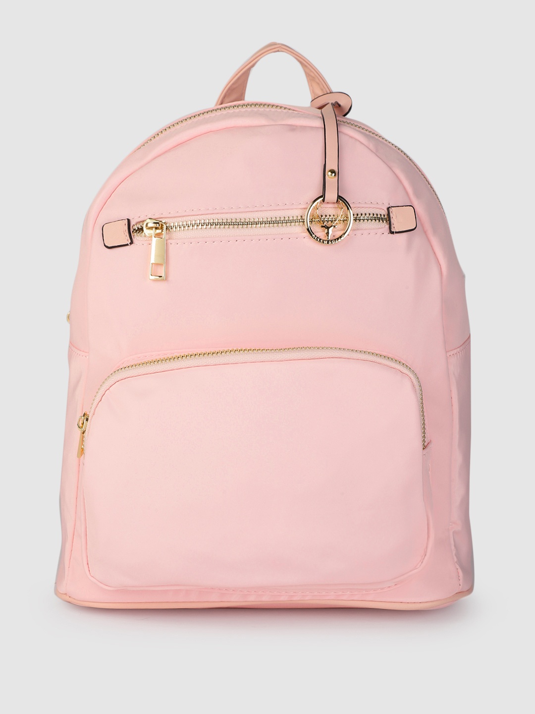 

Allen Solly Women Pink Solid Backpack