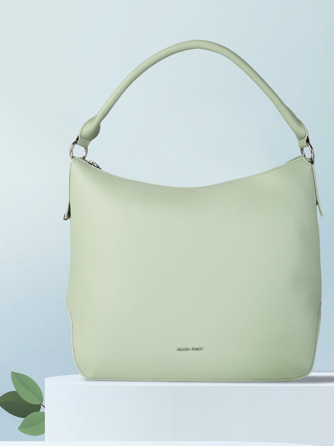 

Allen Solly Green PU Handheld Bag