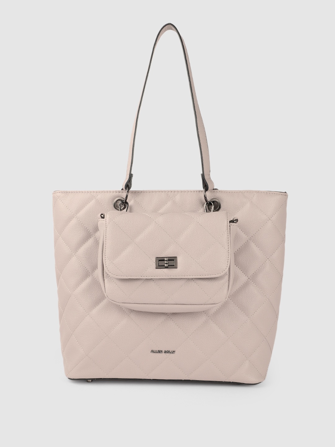 

Allen Solly Beige Quilted Shoulder Bag
