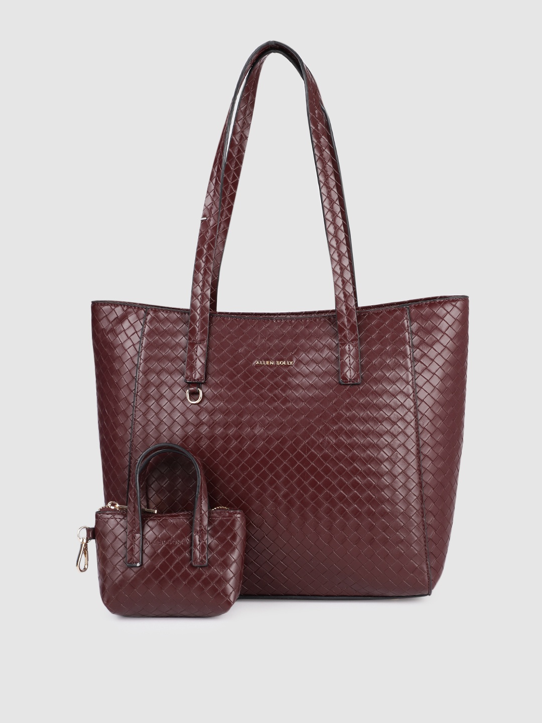 

Allen Solly Purple Structured Shoulder Bag