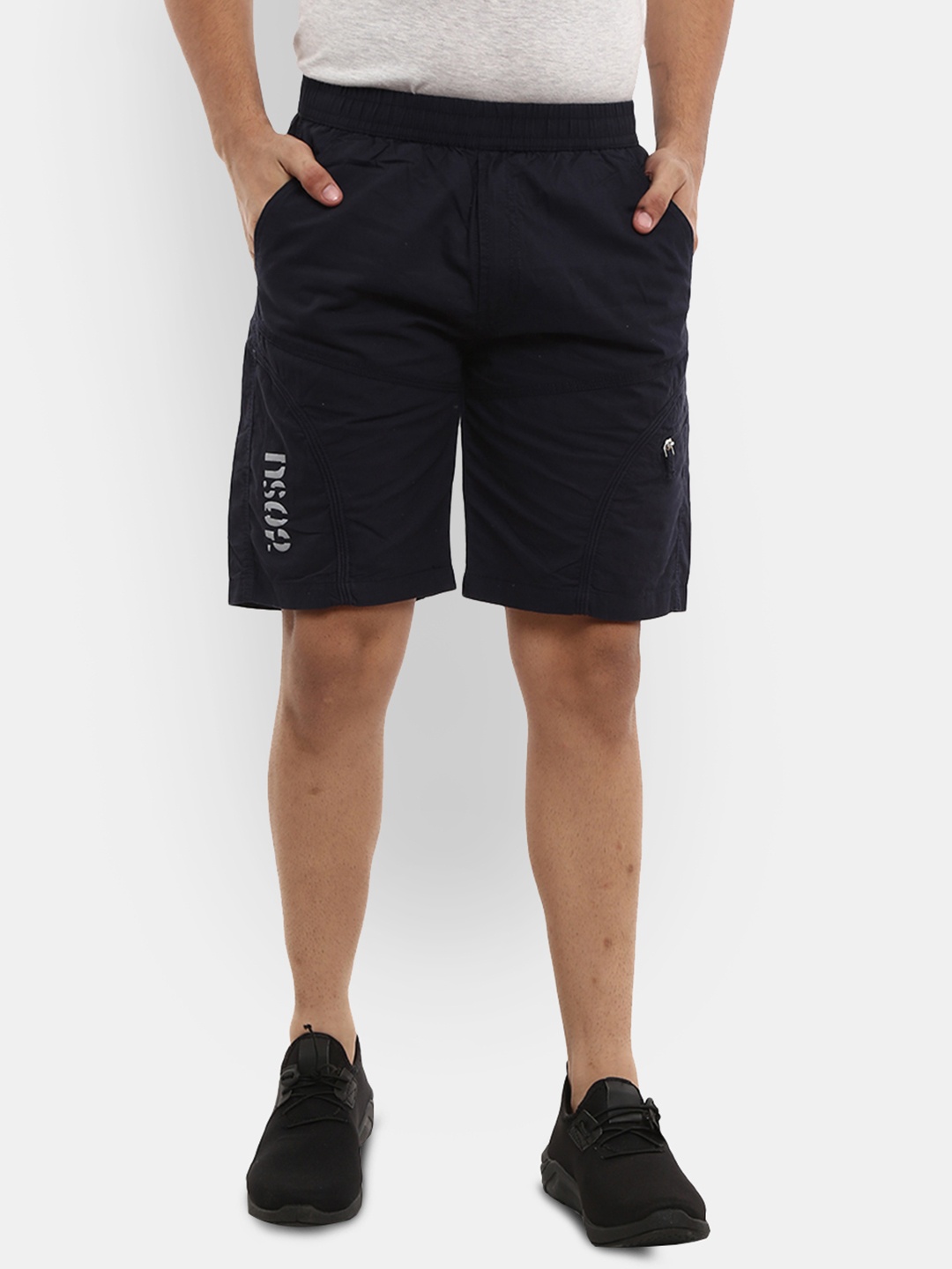 V-Mart Men Navy Blue Outdoor Sports Shorts