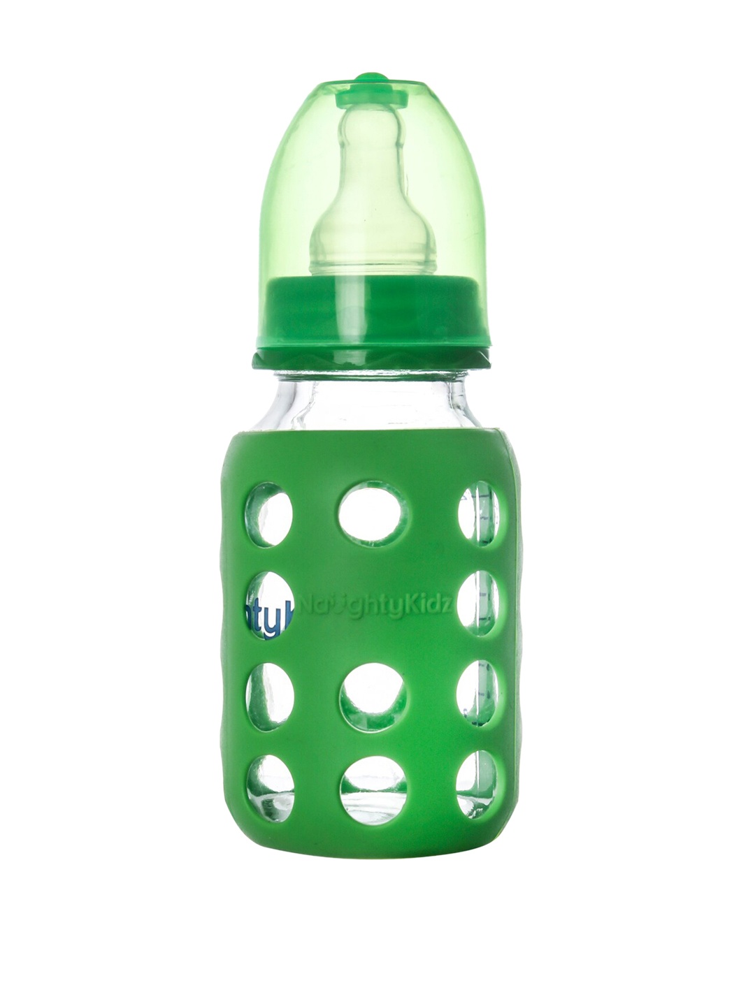 

NAUGHTY KIDZ Green Glass Feeding Bottle - 120ml