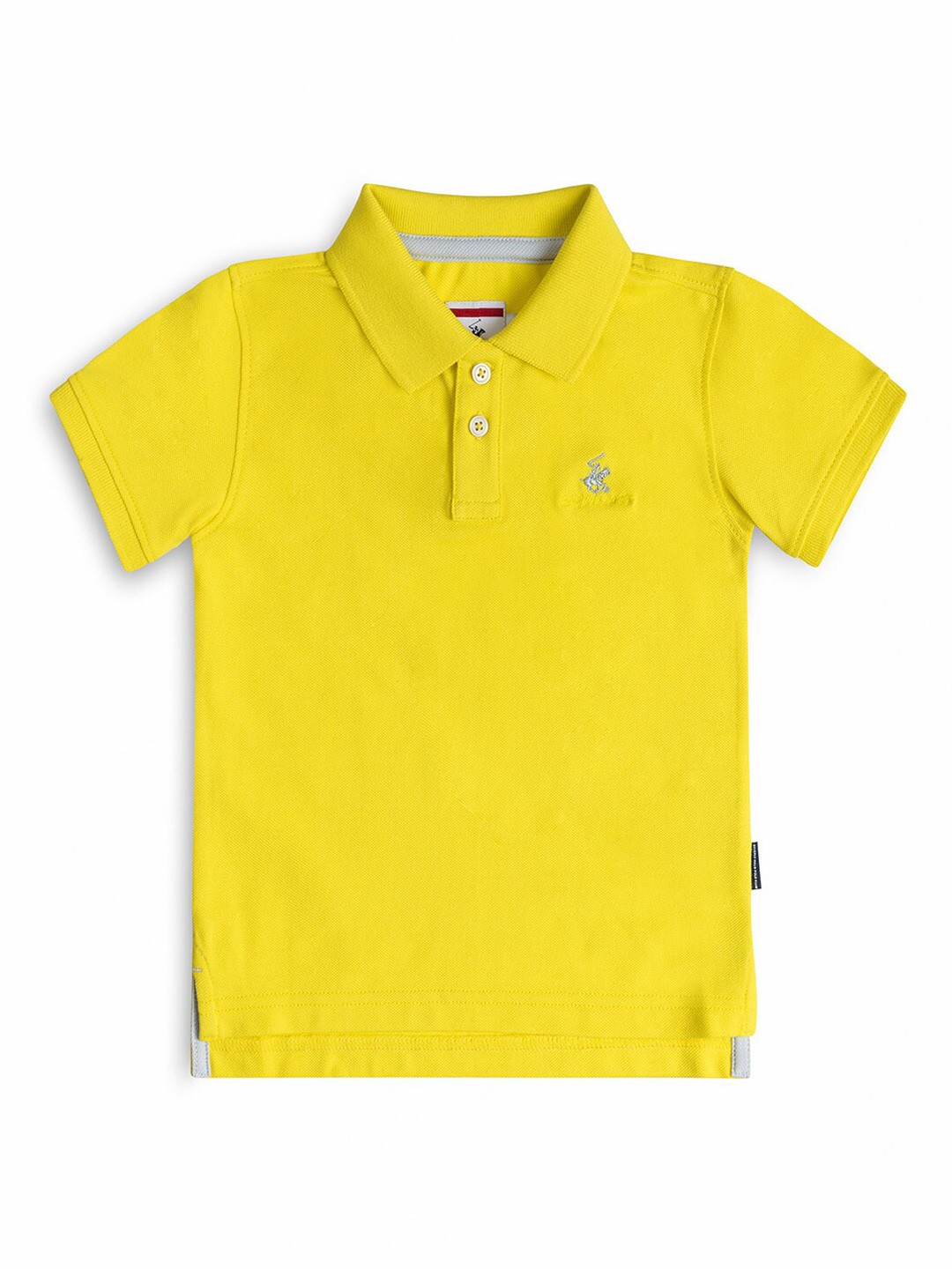 

Beverly Hills Polo Club Boys Yellow Polo Collar T-shirt