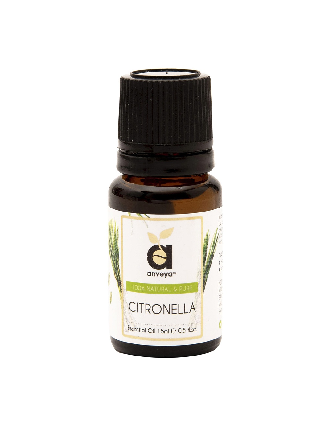 

anveya Natural Citronella Essential Oil For Hair & Skin, Transparent