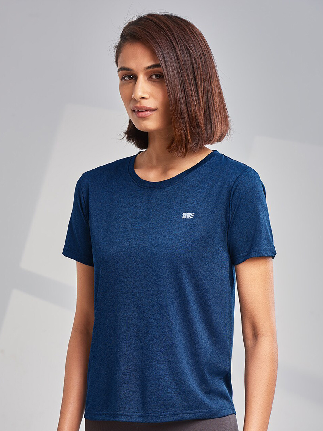 

The Souled Store Women Blue Sports T-shirt