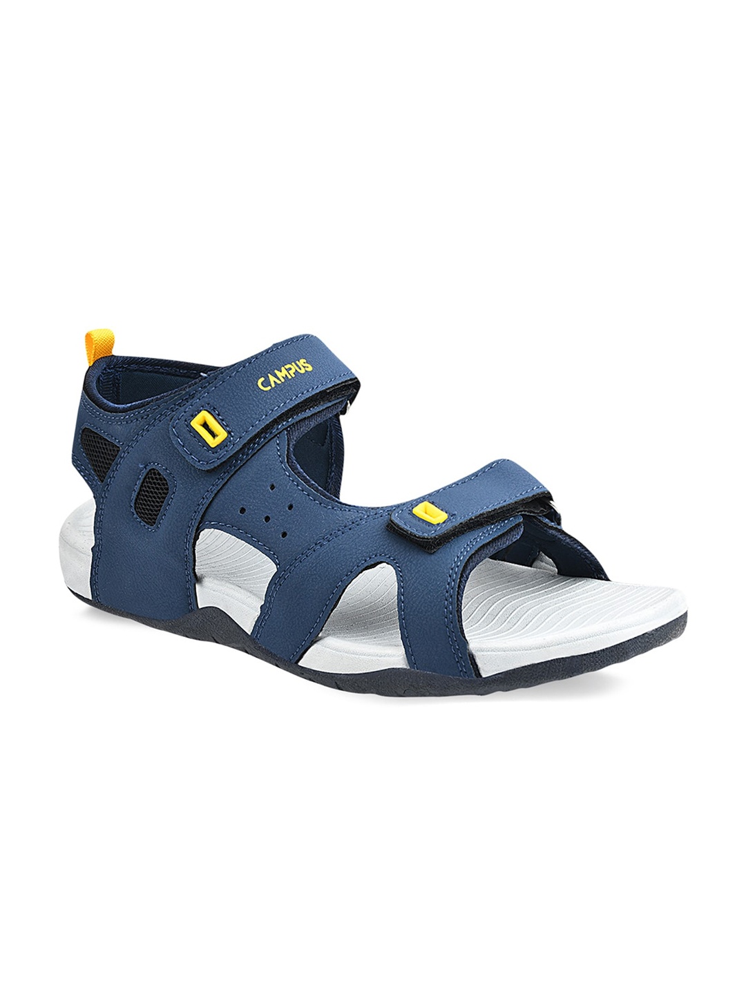 

Campus Men Navy Blue Solid Sports Sandals