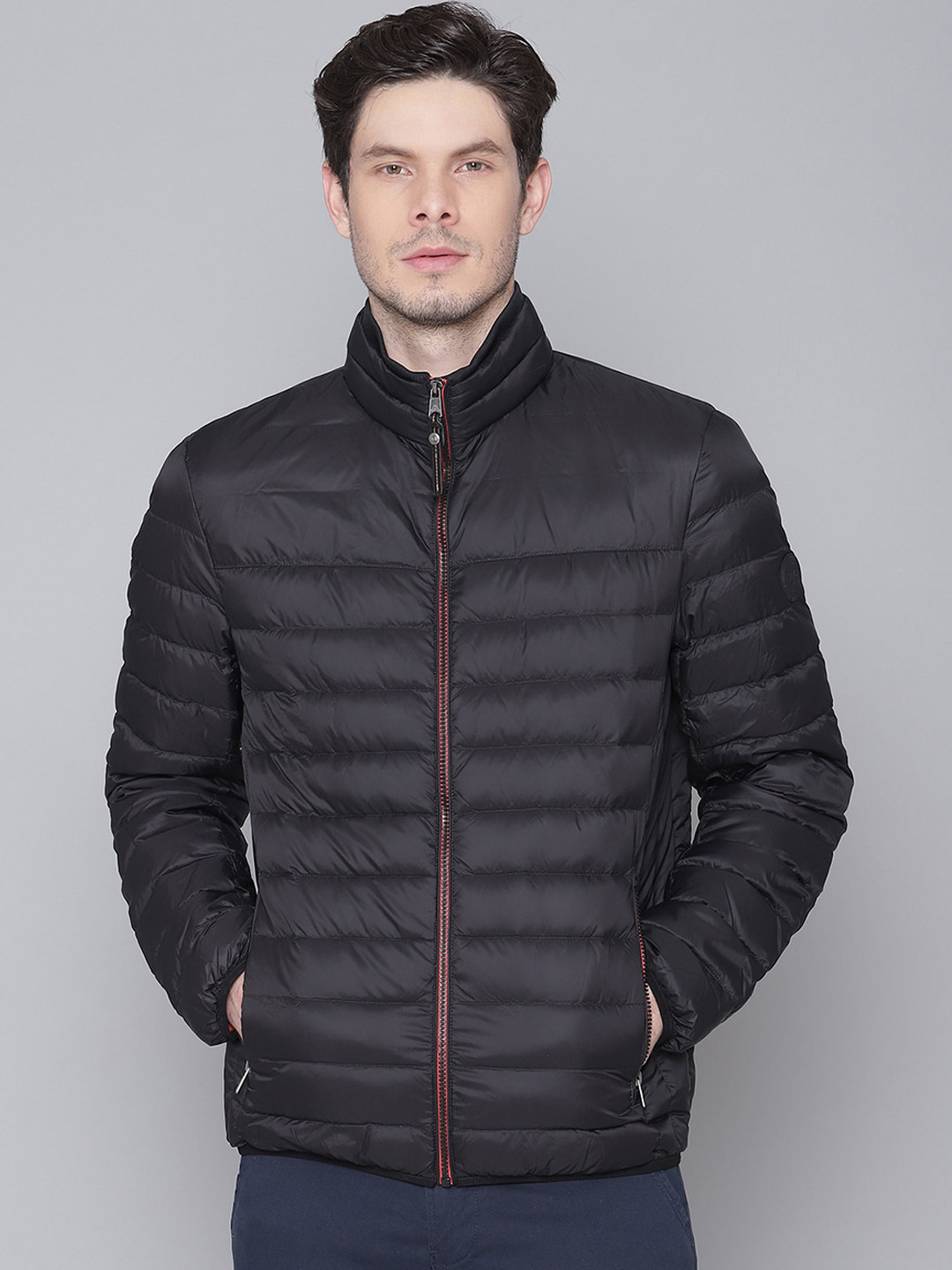 

LINDBERGH Men Black Lightweight Puffer Jacket