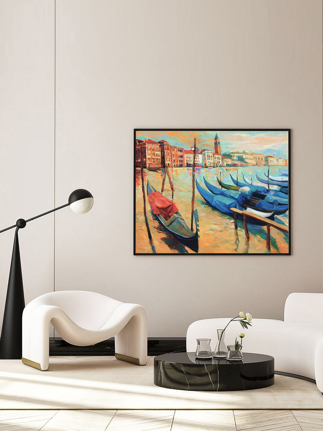 

ARTSPACE Blue Venice, Italy Canvas Painting