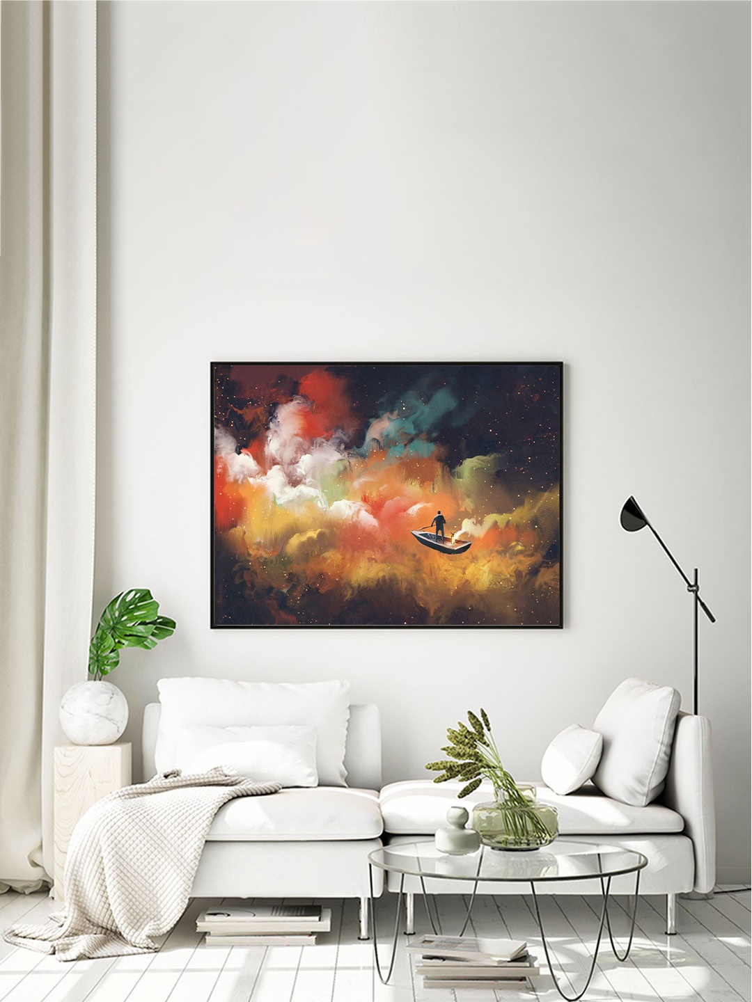 

ARTSPACE Multi-Coloured Abstract Canvas Painting