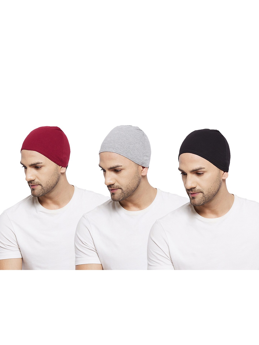 

Hypernation Men Black & Grey Beanie