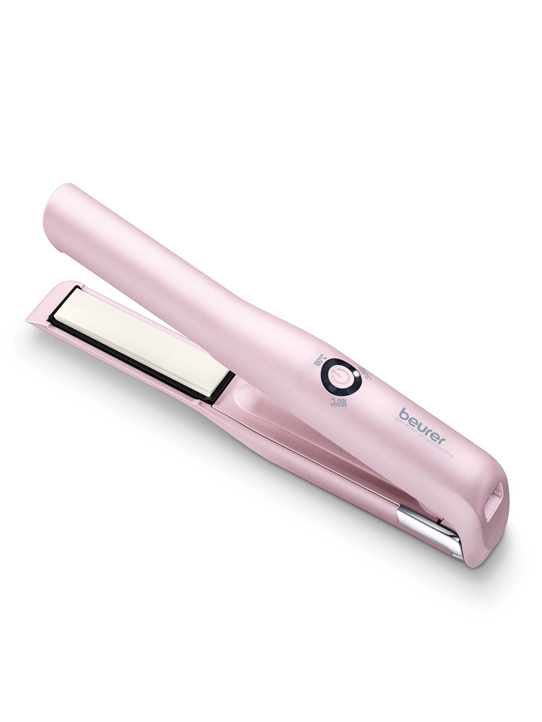 beurer HS 20 Cordless Hair Straightener - Pink