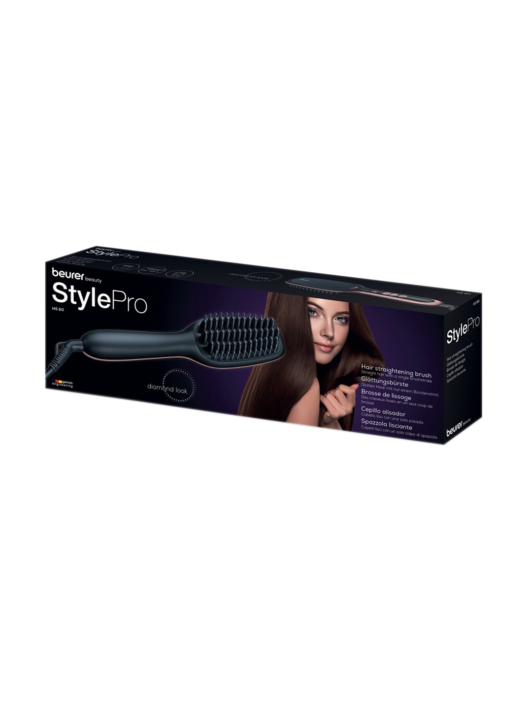 

beurer Style Pro HS 60 Hair Straightener with Ion Technology - Black