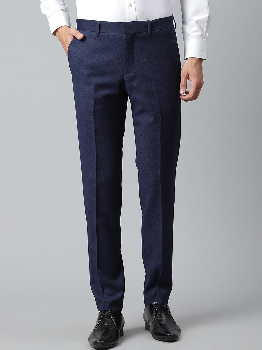 

Matinique Men Navy Blue Slim Fit Trousers