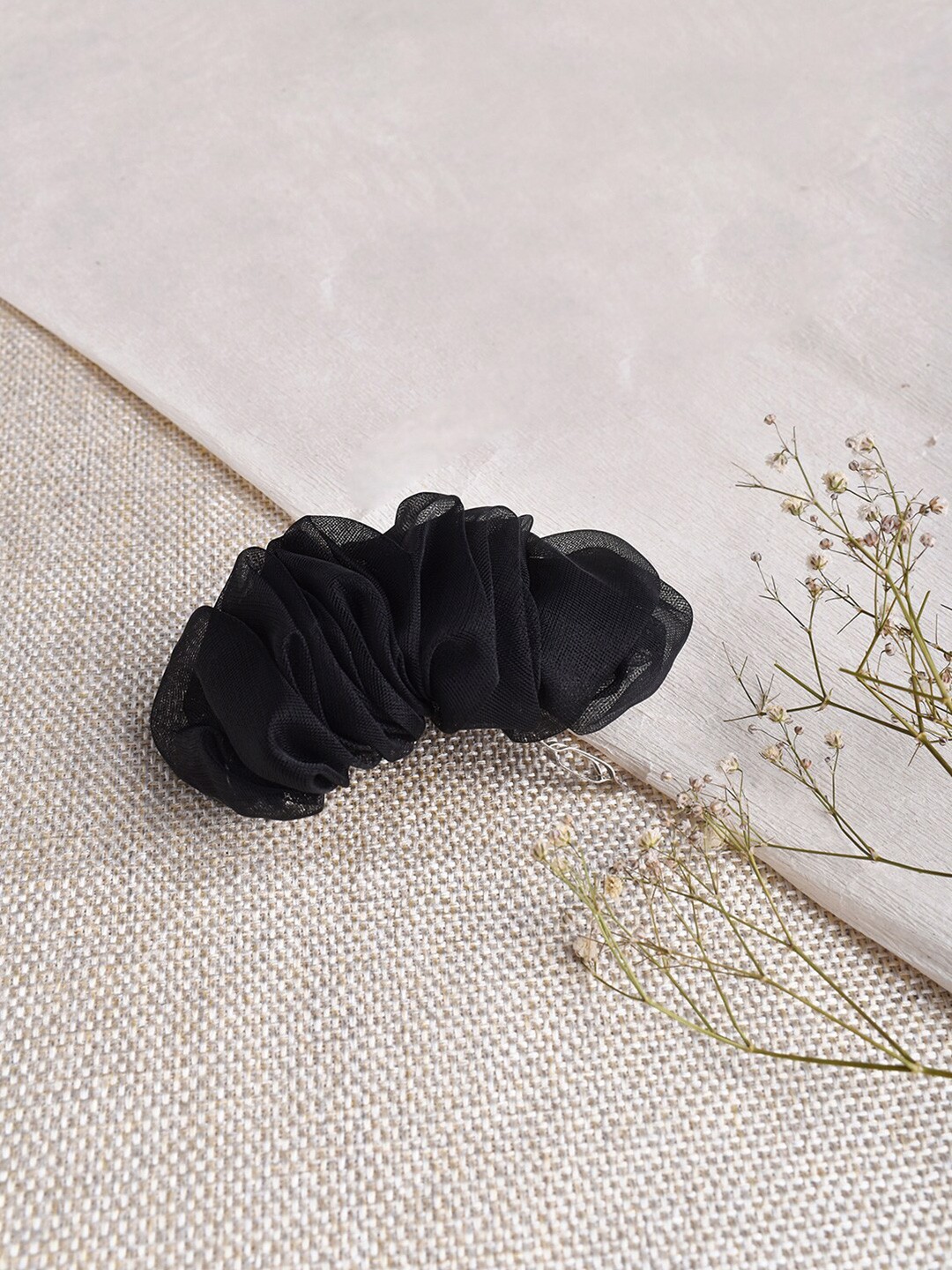 

BEWITCHED Women Black & Steel French Barrette