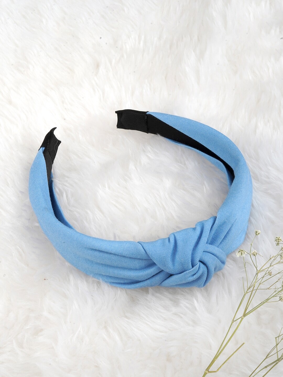 

BEWITCHED Women Pastel Blue Solid Knotted Hairband