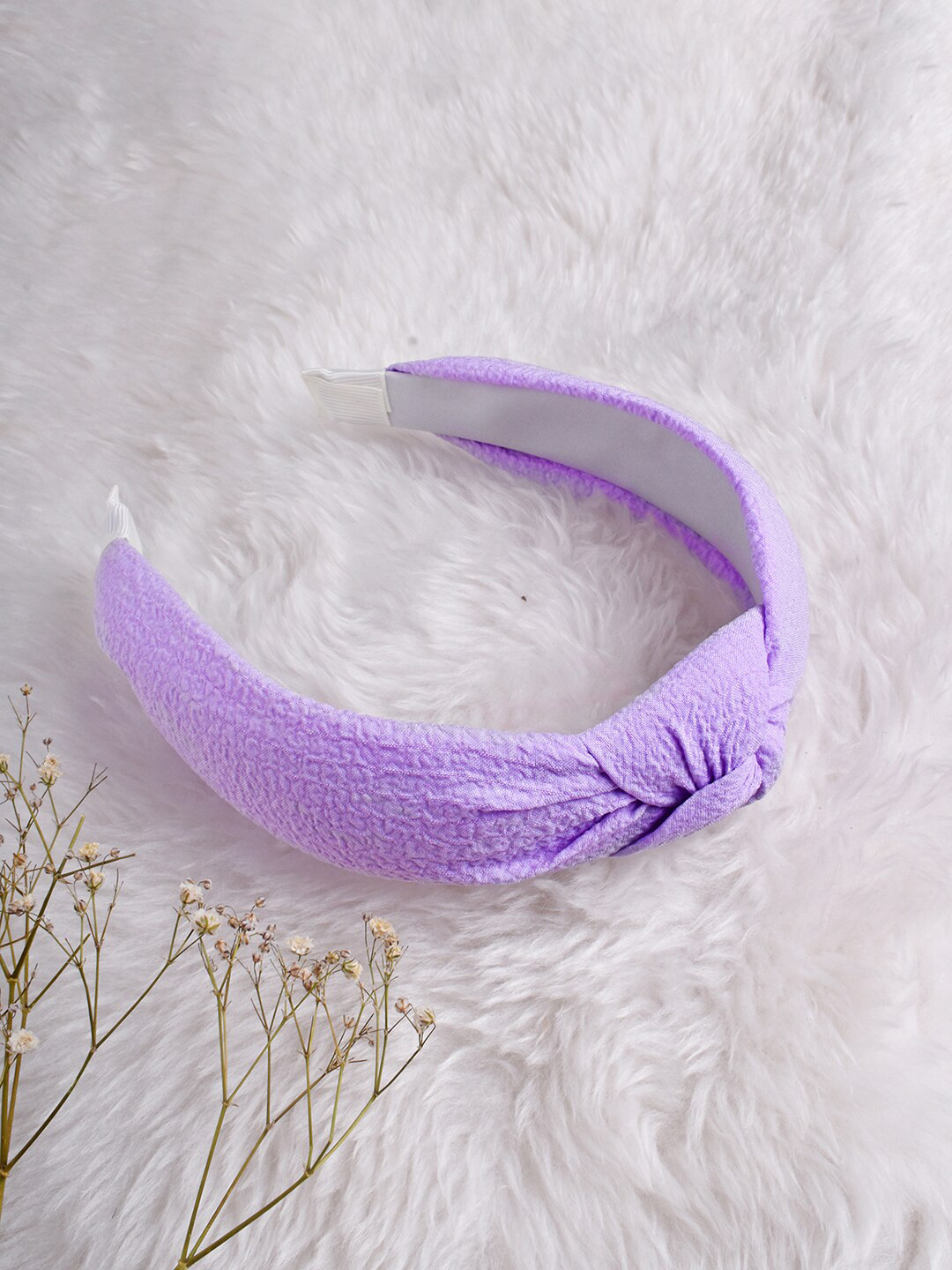 

BEWITCHED Women Purple Solid Knotted Hairband
