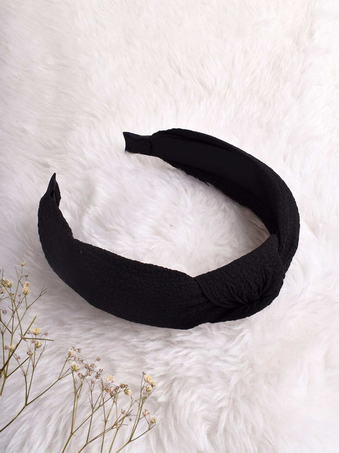 

BEWITCHED Women Black Knotted Hairband
