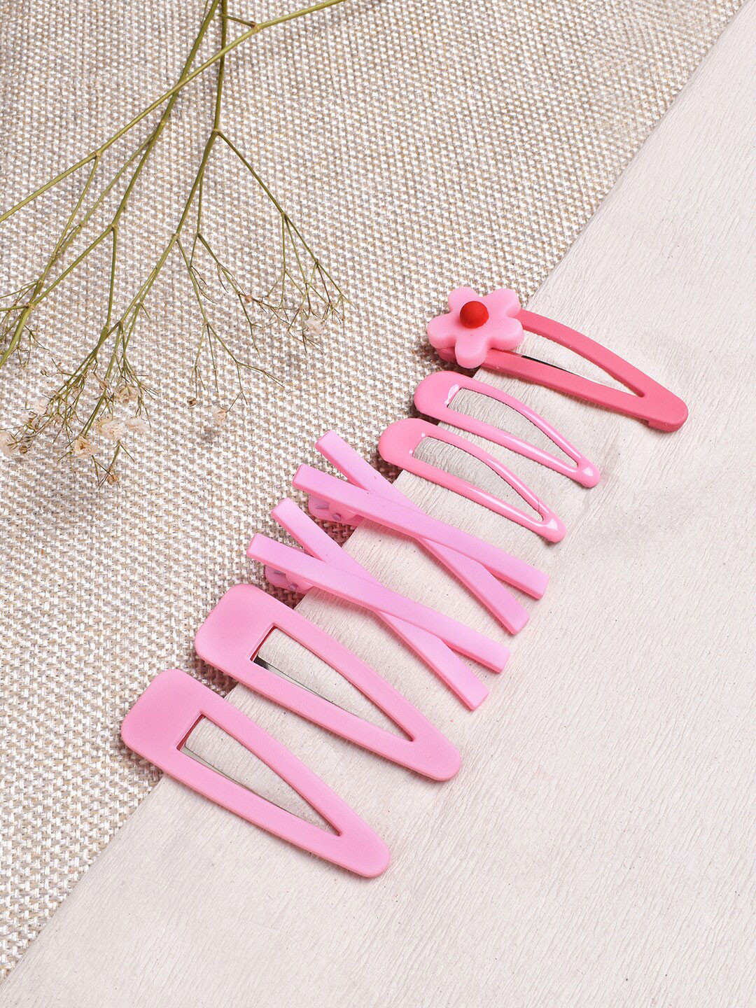 

BEWITCHED Women Pink Set of 7 Bobby Pins