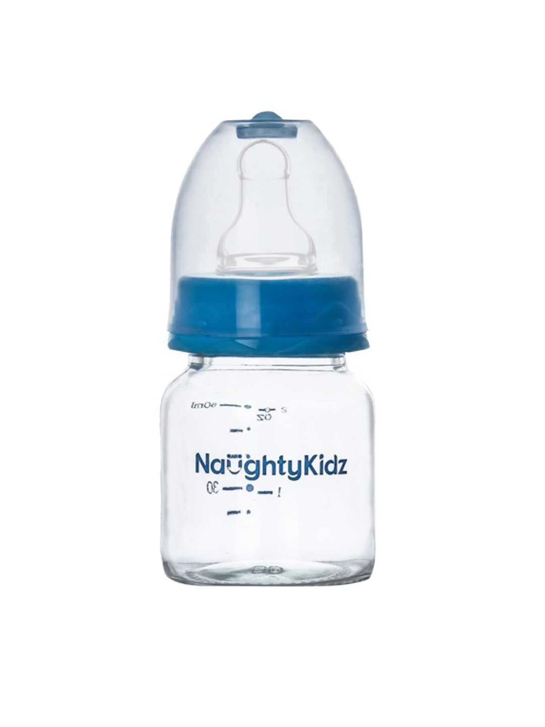 

NAUGHTY KIDZ Kids Blue Anti-Colic Feeding Bottle - 60 ml