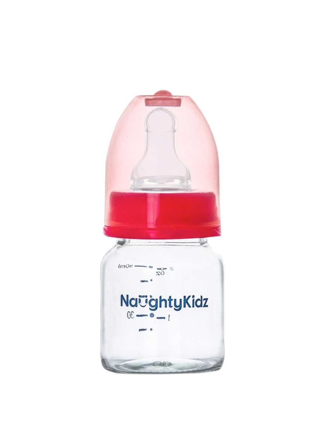 

NAUGHTY KIDZ Kids Pink Glass Feeding Bottle