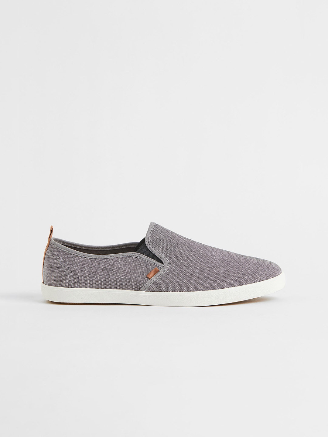 

H&M Men Men Grey Slip-On Trainers