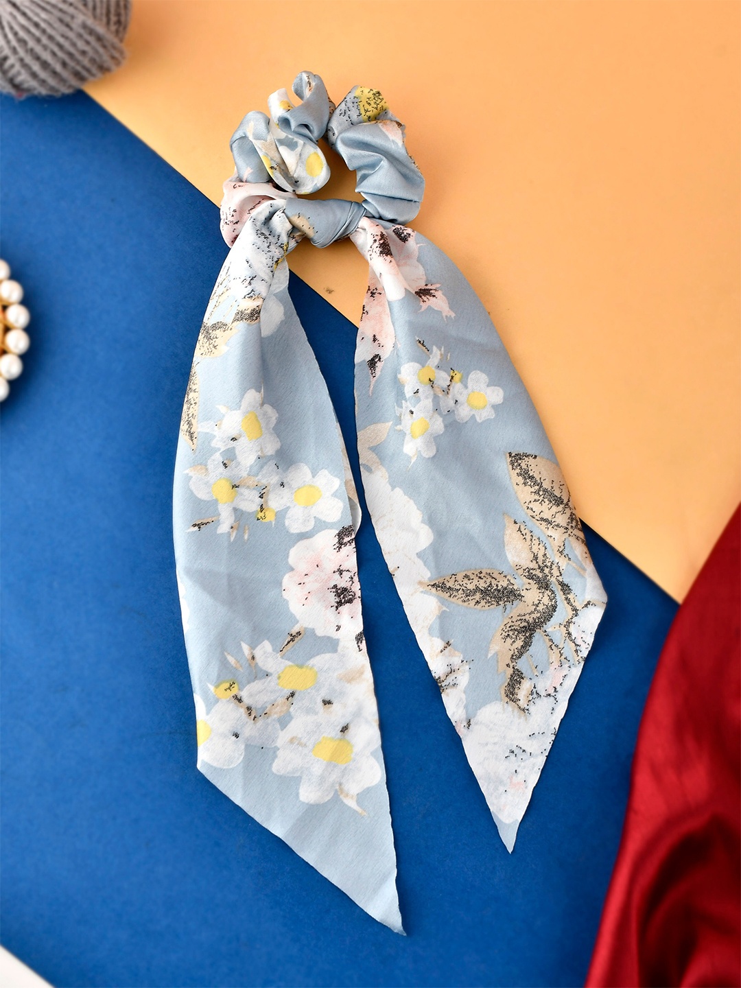 

AQUASTREET Women Blue & White Ponytail Holders