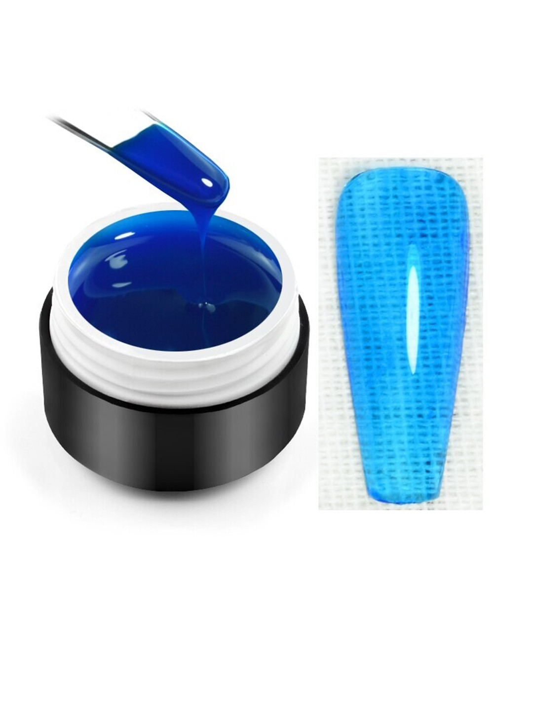 

CANNI Neon Glaze UV&LED Gel Nail Polish 5ml - L28, Blue