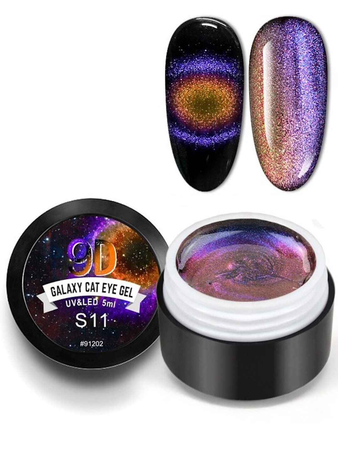 

CANNI 9D Galaxy Effect Cat Eye UV&LED Gel Nail Polish 5ml - S11, Blue