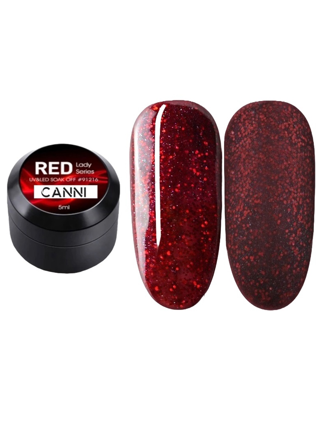 

CANNI Red Lady Series UV&LED Gel Nail Polish 5ml - H84, Burgundy