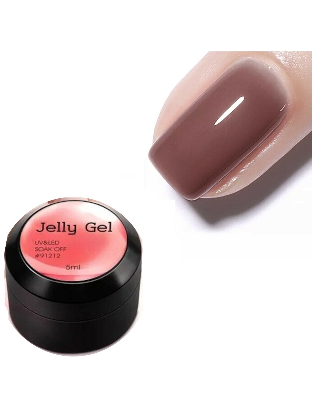 

CANNI Jelly UV&LED Gel Nail Polish 5ml - L13, Brown