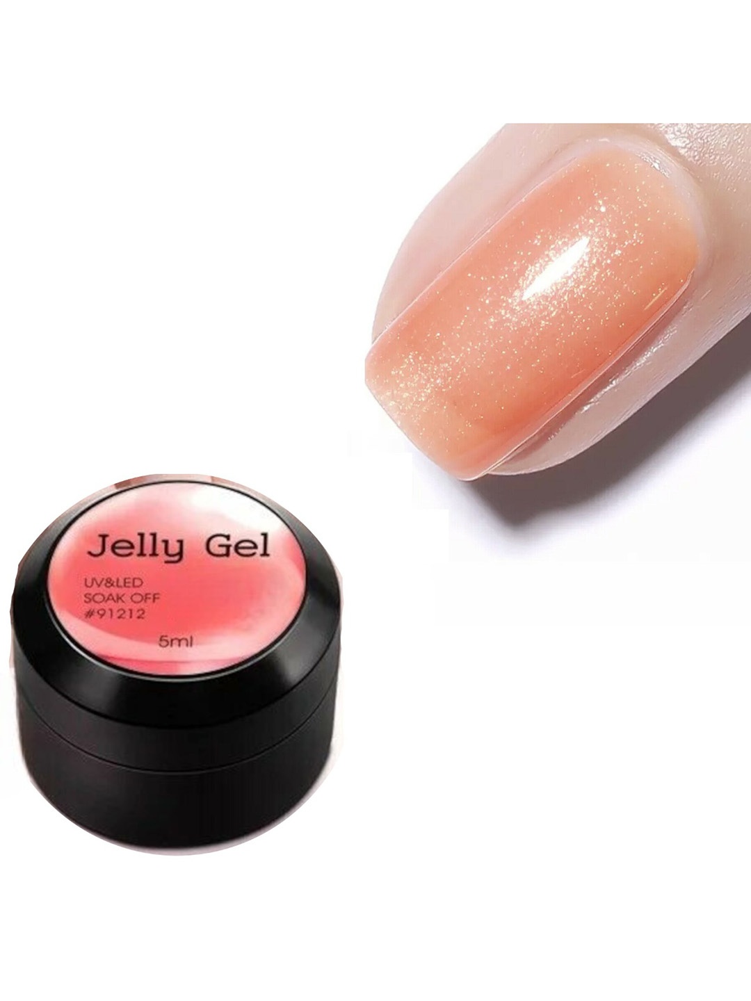 

CANNI UV & LED Soak-Off Jelly Gel Nail Polish 5 ml - L14, Orange