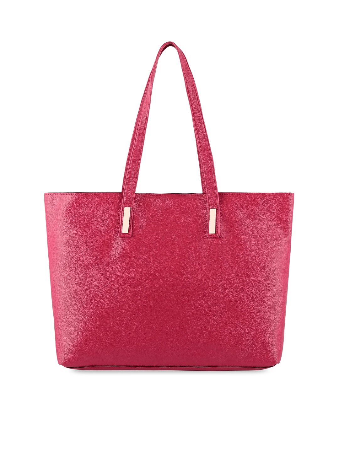 

Toteteca Women Pink PU Shopper Tote Bag