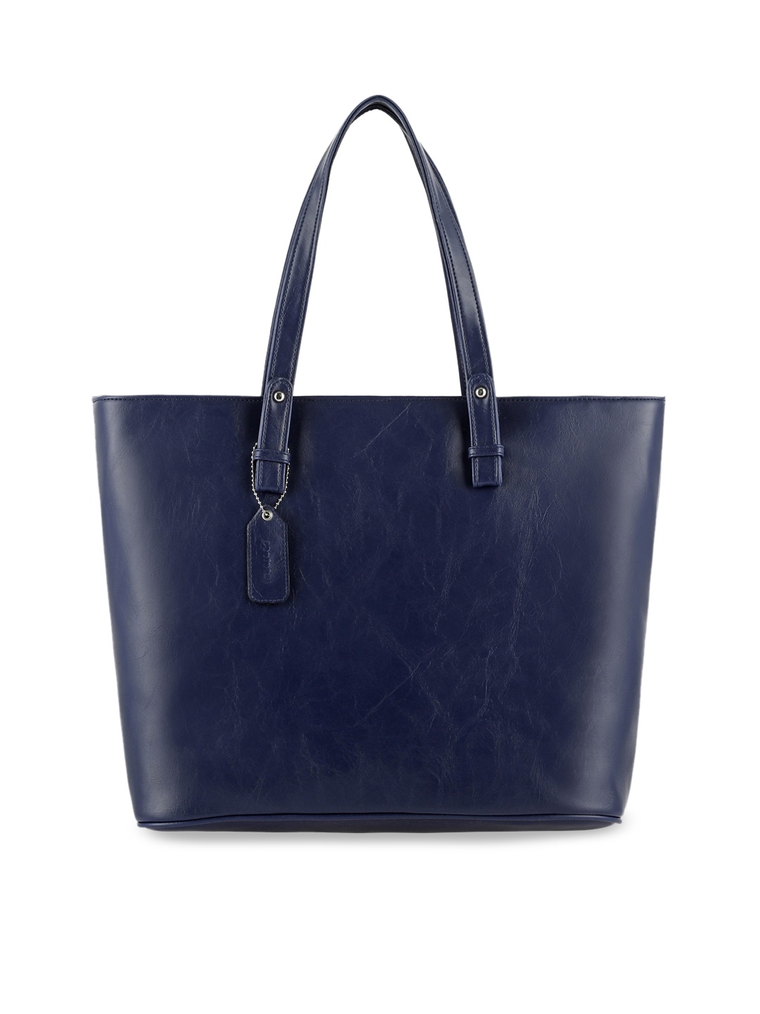

Toteteca Blue PU Shopper Handheld Bag