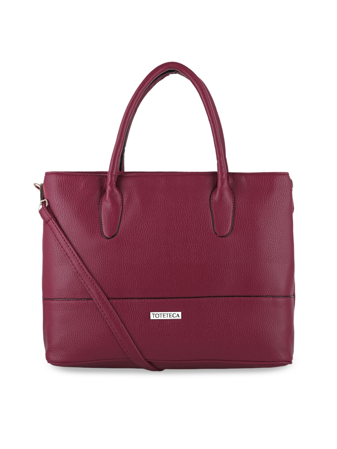 

Toteteca Red Oversized Structured Shoulder Bag