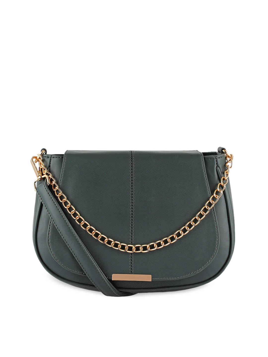 

Toteteca Green Structured Sling Bag