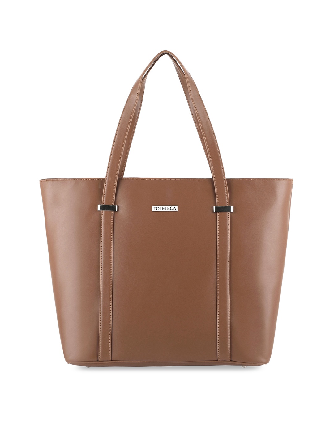 

Toteteca Tan PU Structured Shoulder Bag