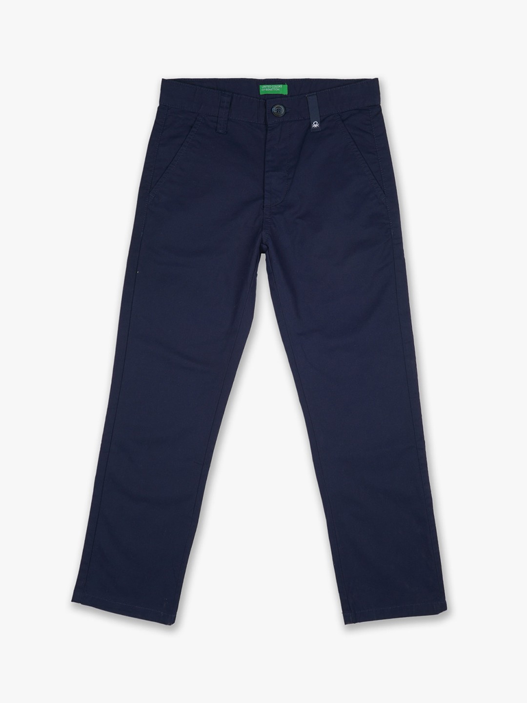 

United Colors of Benetton Boys Navy Blue Chinos Trousers