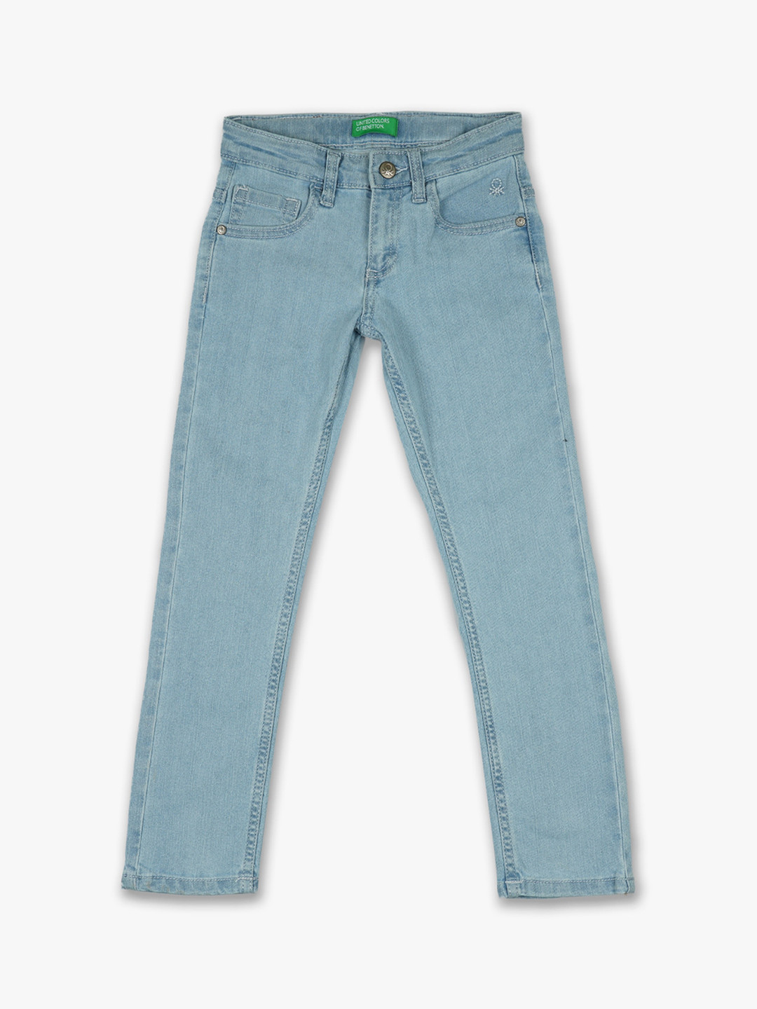 

United Colors of Benetton Boys Navy Blue Slim Fit Jeans