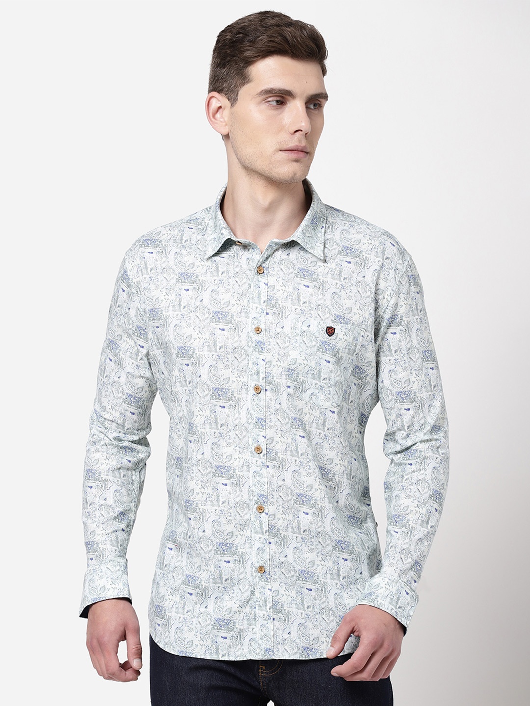 

AD By Arvind Men Multicoloured Floral Printed Casual Shirt, Multi