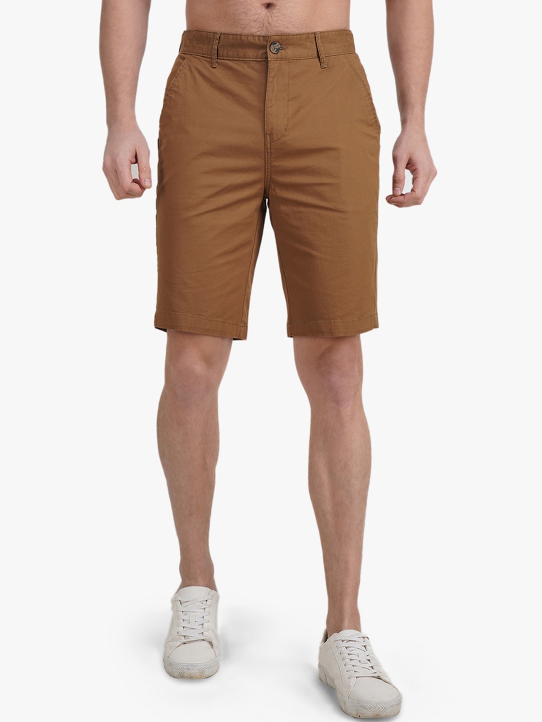 

United Colors of Benetton Men Brown Slim Fit Shorts