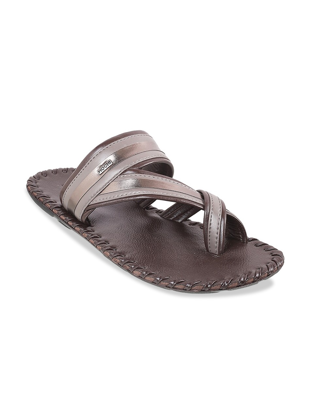 

Mochi Men Brown Comfort Sandals