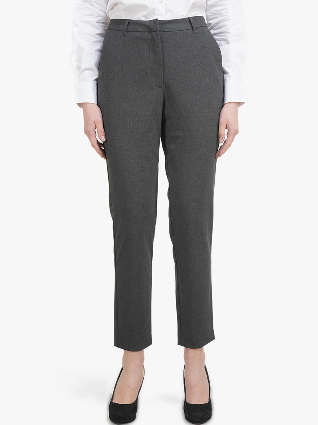 

United Colors of Benetton Women Grey Trousers