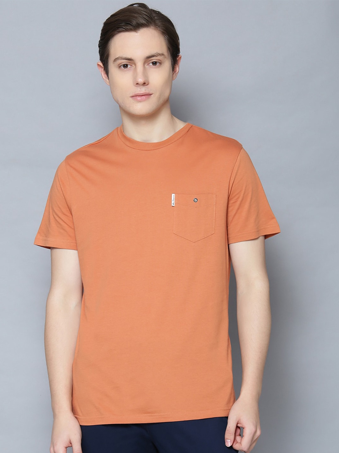 

BEN SHERMAN Men Orange T-shirt