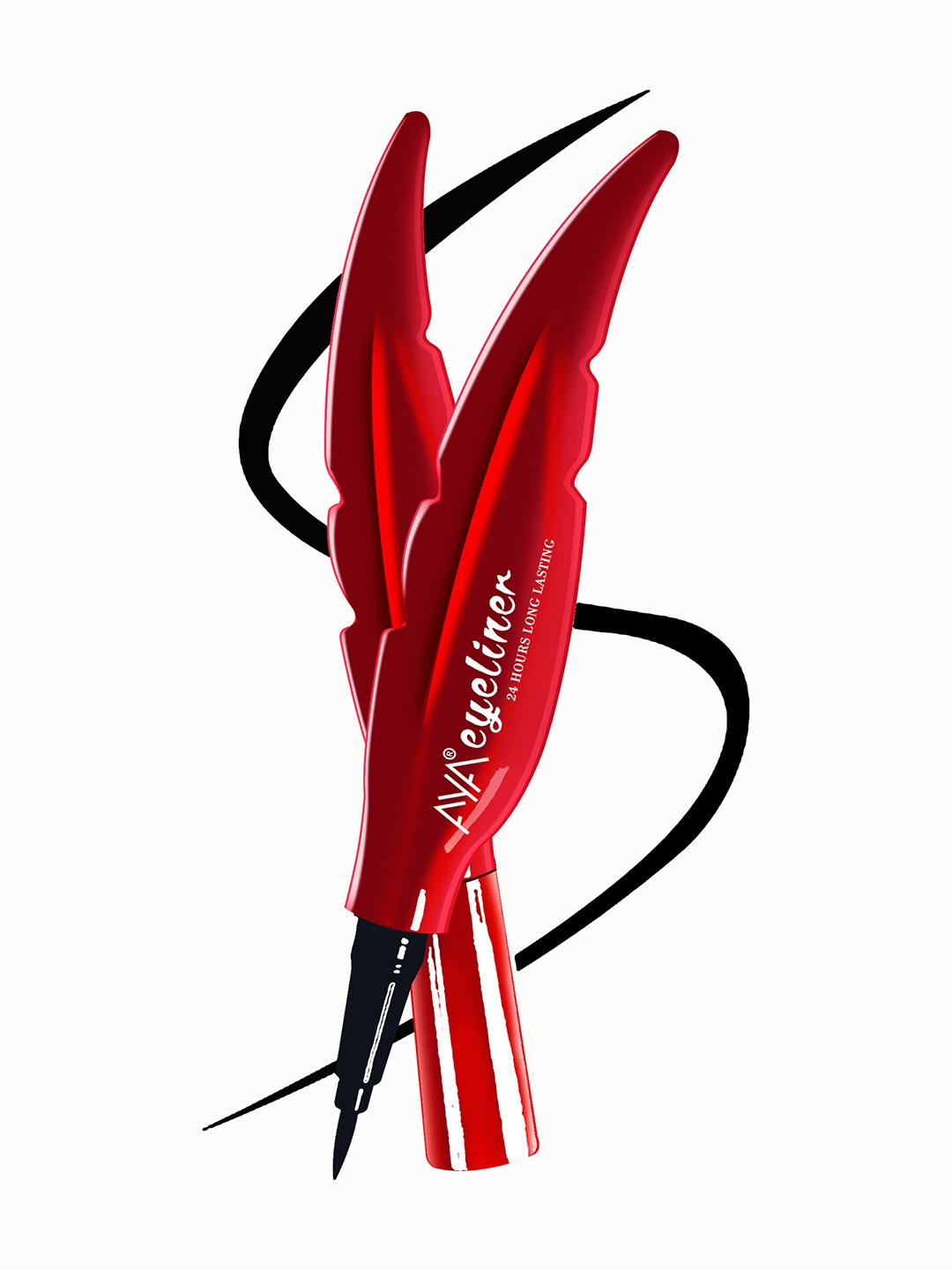 

AYA Waterproof 24 Hours Long Lasting Feather Eyeliner - Black