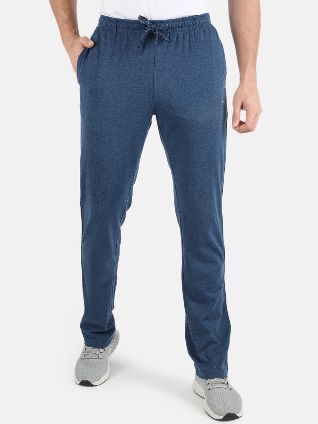

Monte Carlo Men Navy Blue Solid Track Pants