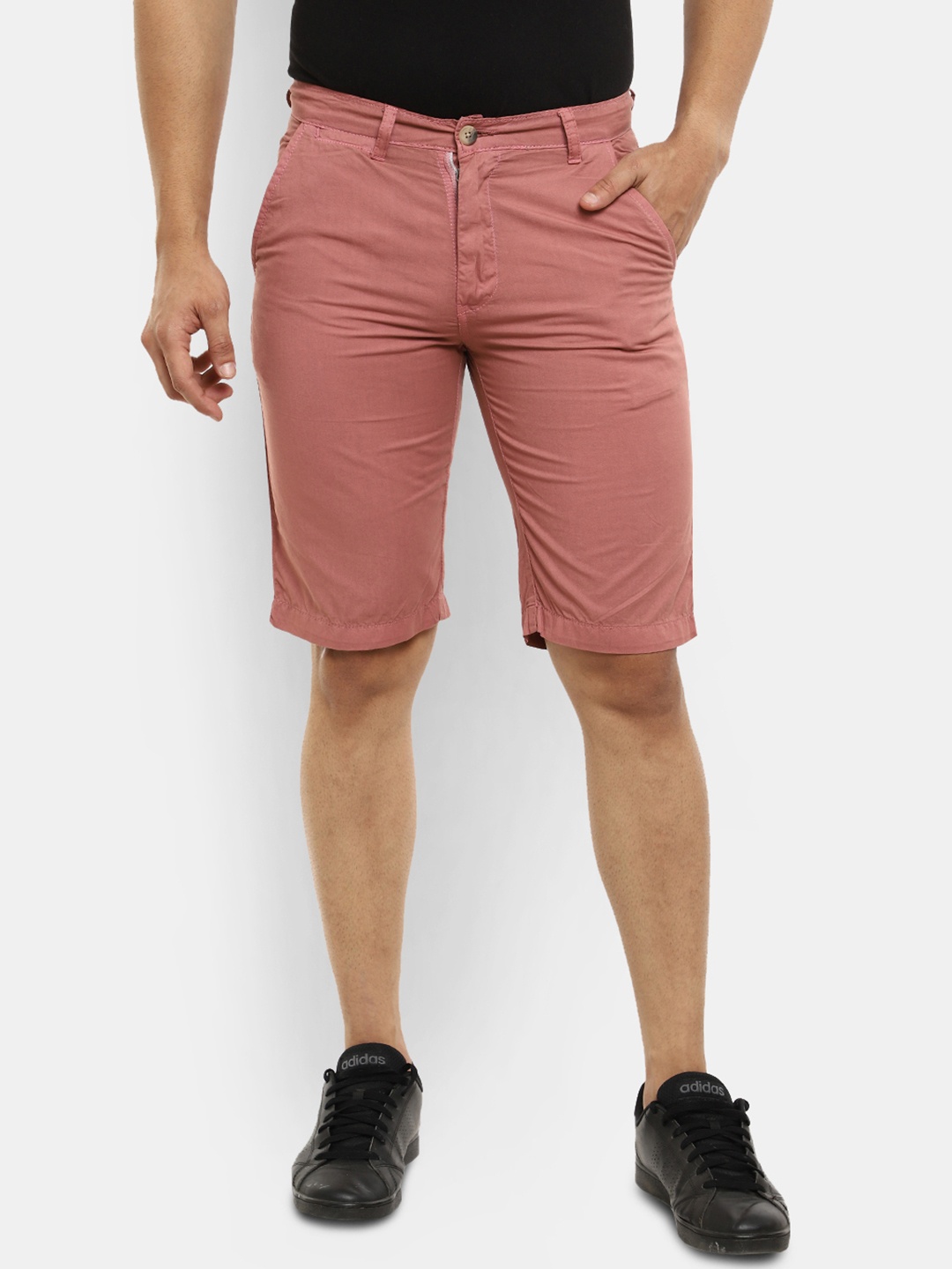

V-Mart Men Rose-Coloured Cotton Outdoor Shorts