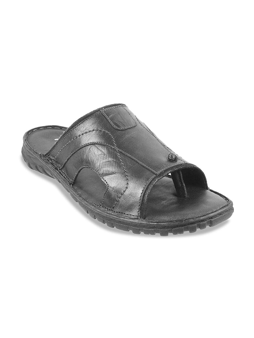 

Metro Men Black Comfort Sandals